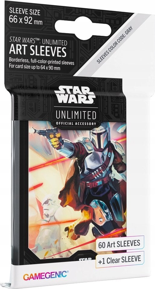 Gamegenic Gamegenic: Star Wars Unlimited - Art Sleeves - Mandalorian