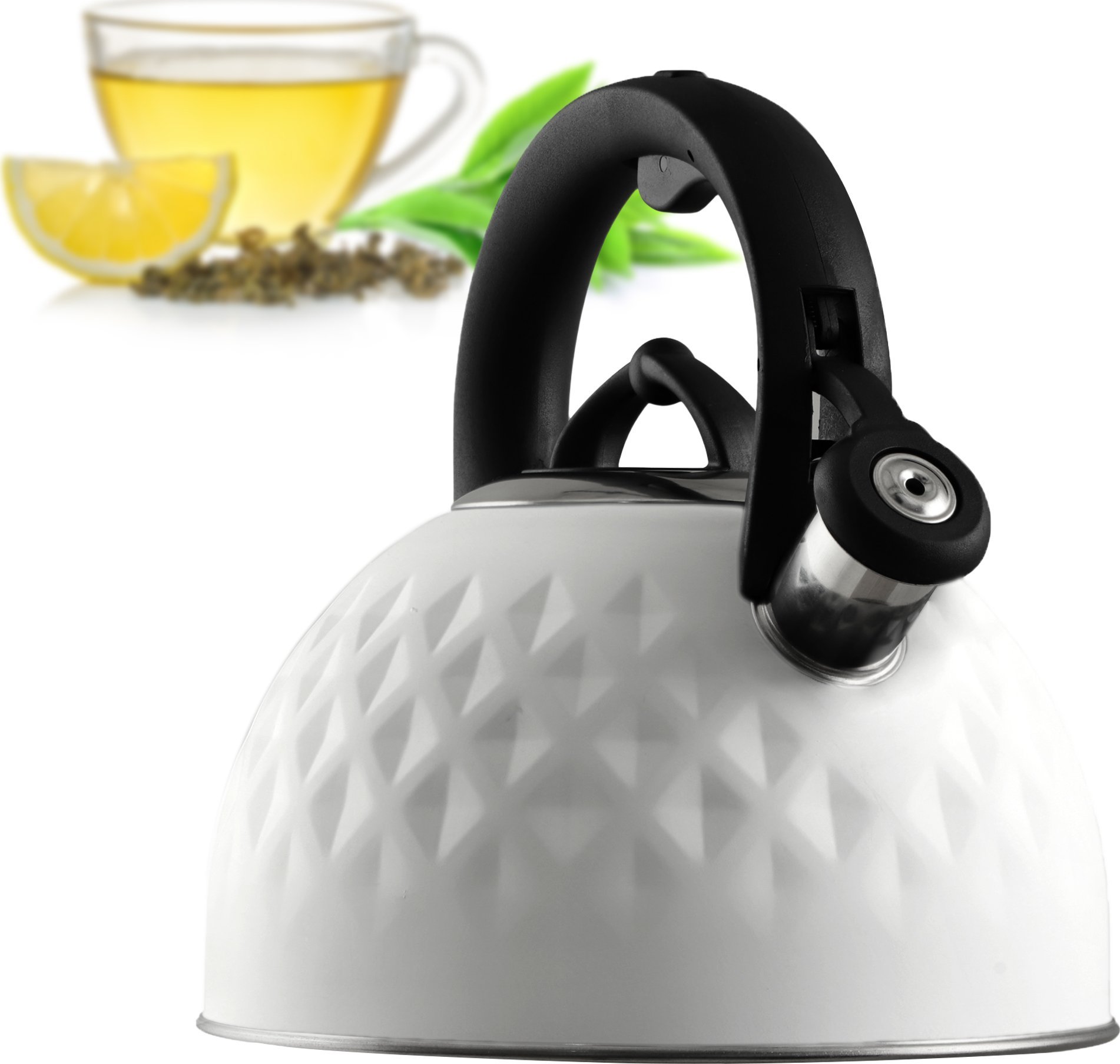 Kadax KADAX Czajnik Stalowy 2,5L indukcja Gaz Gwizdek Z Uchwytem Tradycyjny