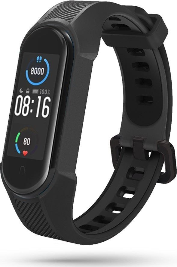 Tech-Protect Pasek Armour do Xiaomi Mi Band 5 / 6 Black