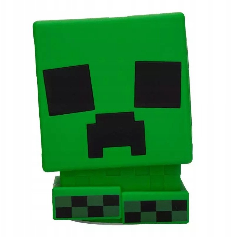Minecraft Silikonowa Lampka CREEPER z Akumulatorem 15cm Nowość Prosto z Kin
