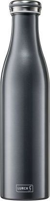 Lurch Butelka termiczna Lurch stalowa 0,75 l antracytowa metaliczna
