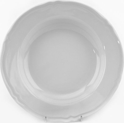 Karolina Talerz głęboki 23,5cm Castel White