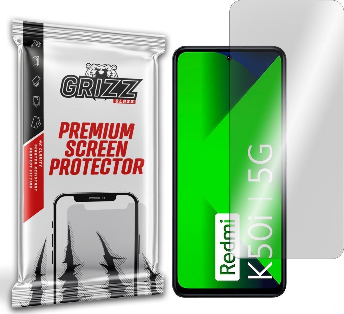 GrizzGlass Szkło hybrydowe Grizz Xiaomi Redmi K50i