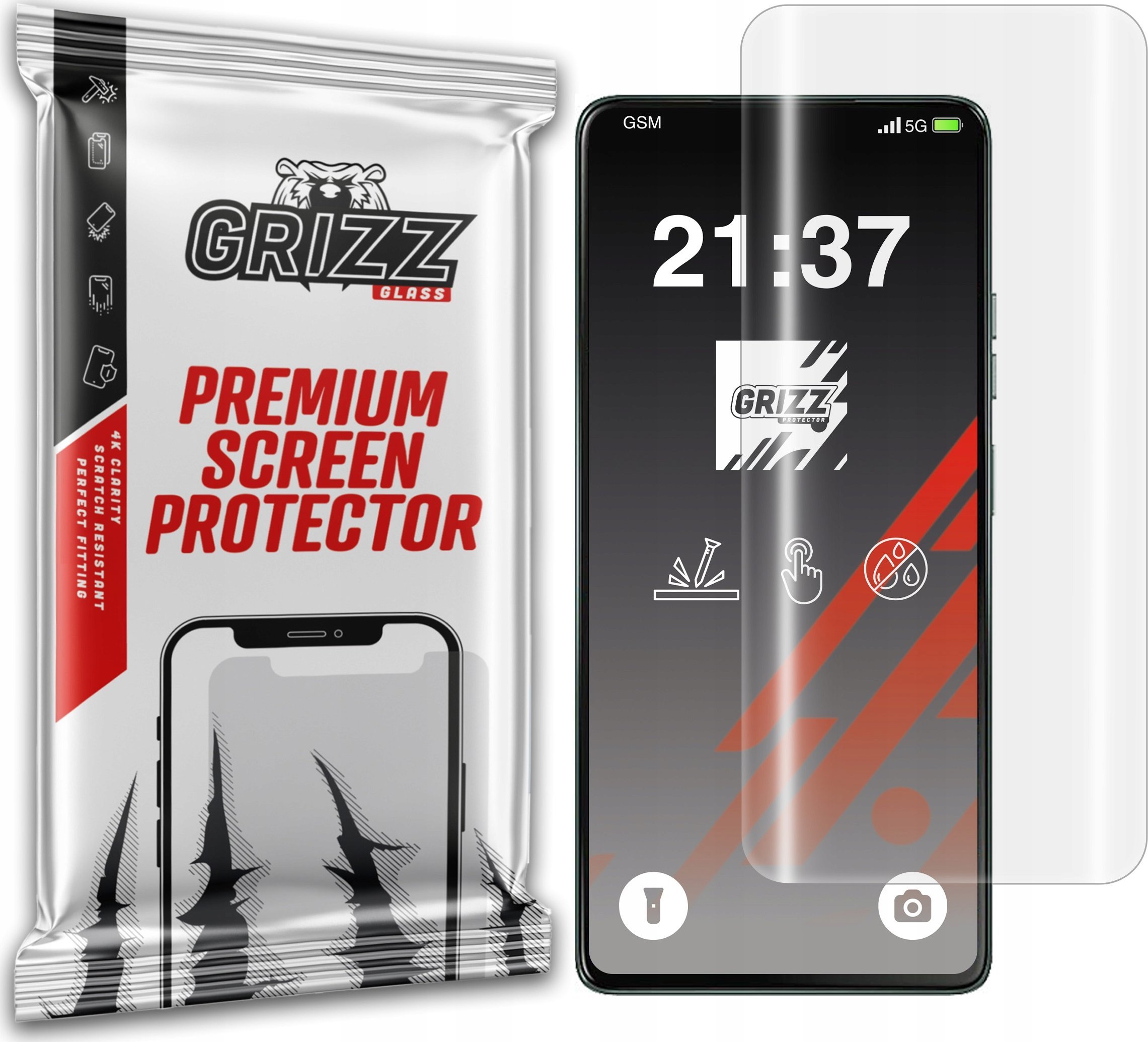 GrizzGlass Folia hydrożelowa GrizzGlass Hydrofilm do Motorola Moto G75