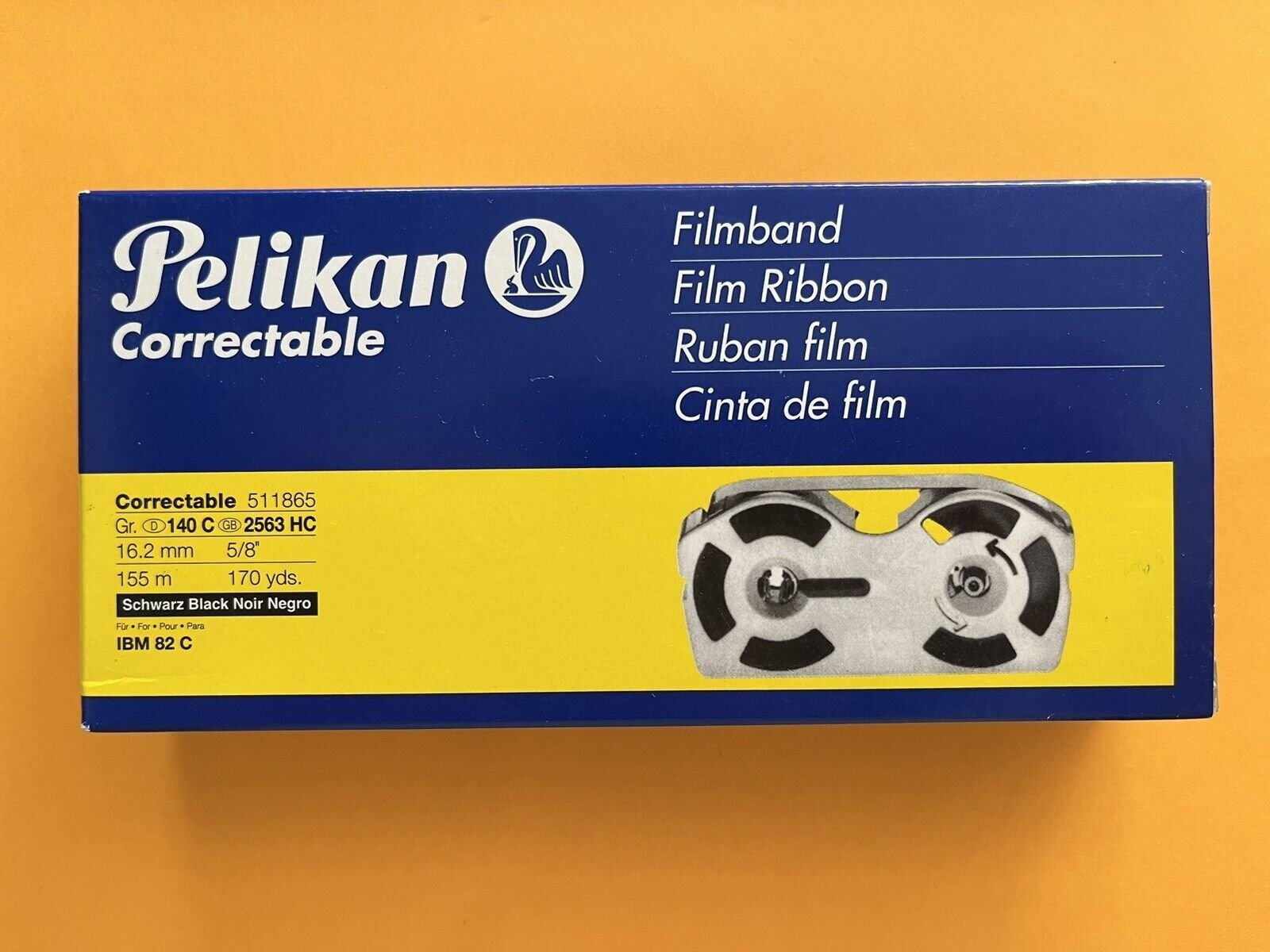 Pelikan 1 Correctable, IBM, 82 C, Black, 70 g, 155 m, 2120 pc(s)