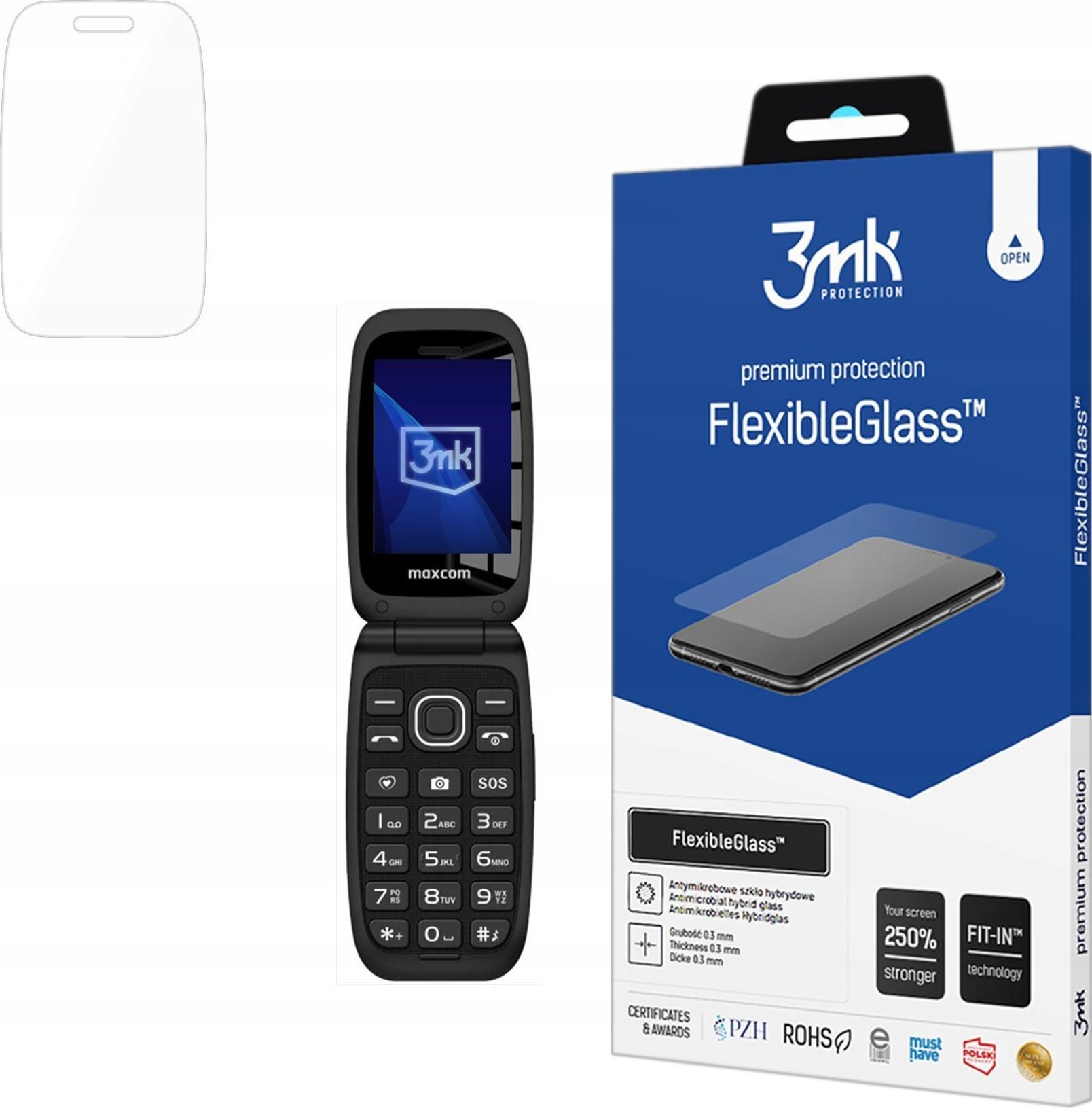 3MK FlexibleGlass do Maxcom Comfort MM828