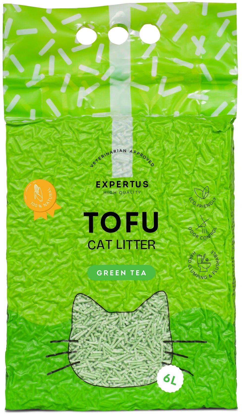 Żwirek dla kota Tofu żwirek dla kotów, 6 L