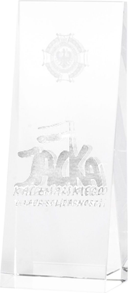 Victoria Sport Trofeum szklane z grawerem 3D w etui