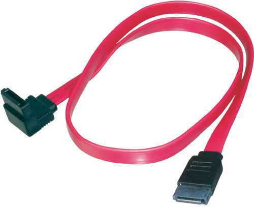 Digitus SATA - SATA, 0.5m, Czerwony (AK-400104-005-R)