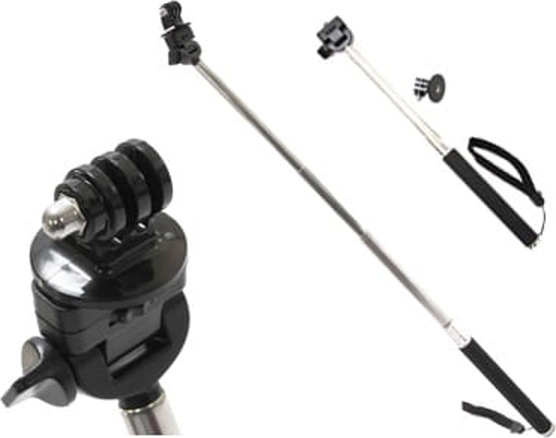 Selfie stick Procter Uchwyt monopad 20-97cm do GOPRO i innych kamer i foto Monopod GOPRO
