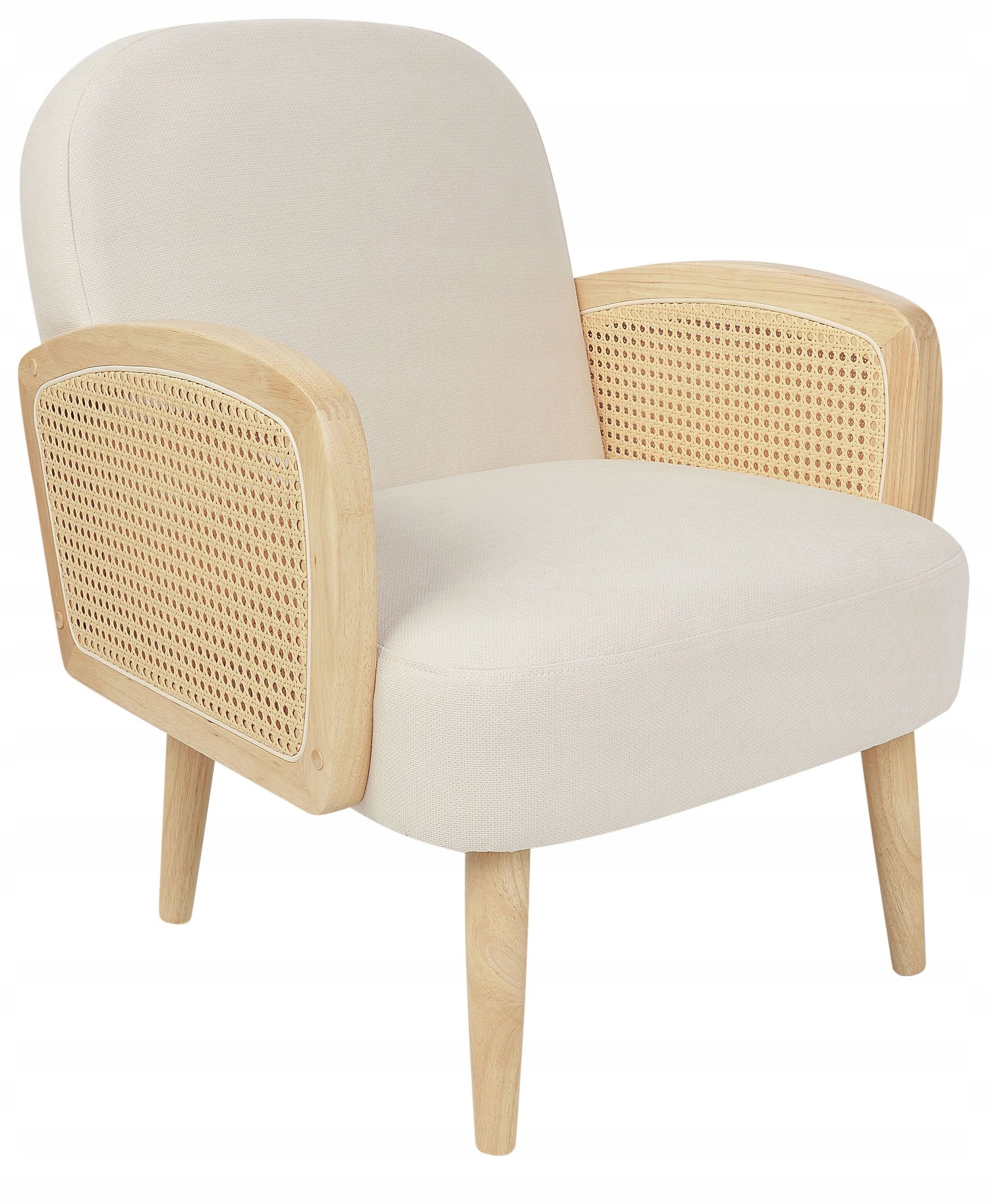 Beliani Fotel DVENBERG Jasnobrązowy