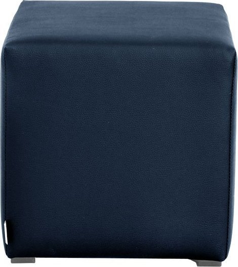 Galeriatrend Pufa Kostka 35x35cm eko-skóra Standard granat