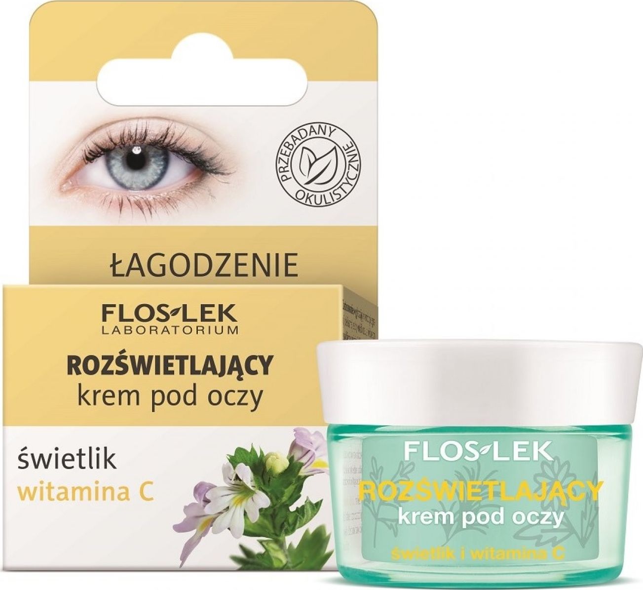 Floslek Krem pod oczy Pielęgnacja Oczu Świetlik-Witamina C rozświetlający 15ml