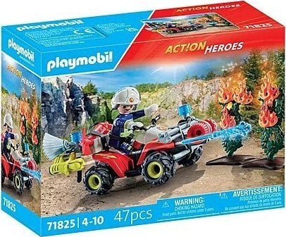 Figurka Playmobil Action Heroes 71825 Quad straży pożarnej w akcji