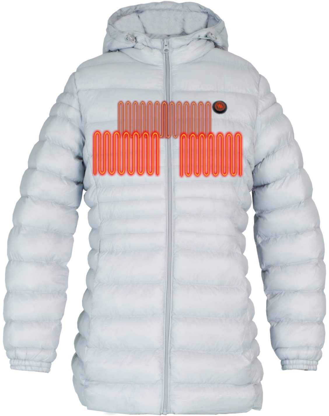 Glovii Ogrzewana Kurtka damska Gtfgl szara r. M