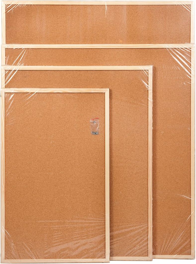Cetus-Bis Tablica korkowa 60 cm x 90 cm w ramie drewnianej (CET69)