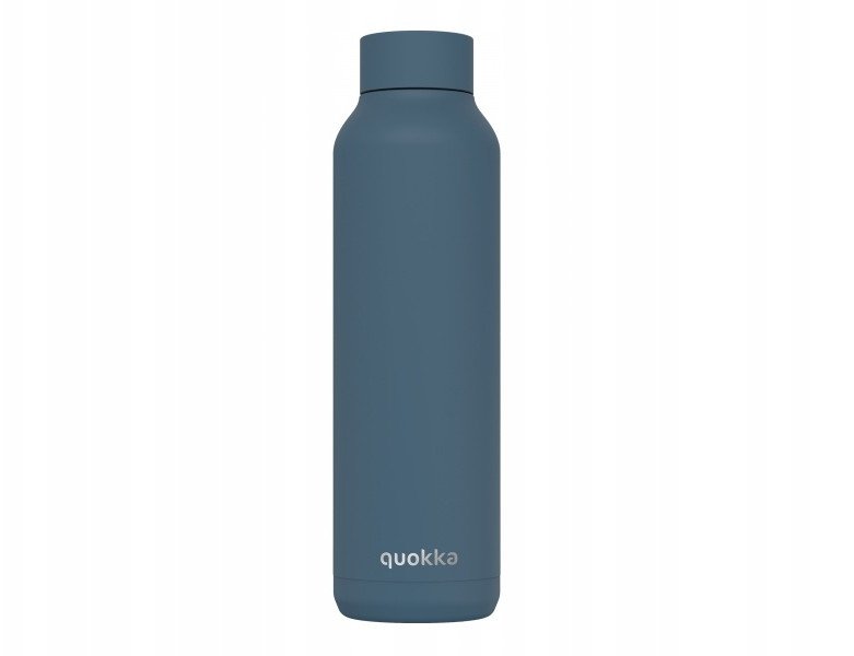 Quokka Solid - Butelka termiczna ze stali nierdzewnej 630 ml (Stone Blue)