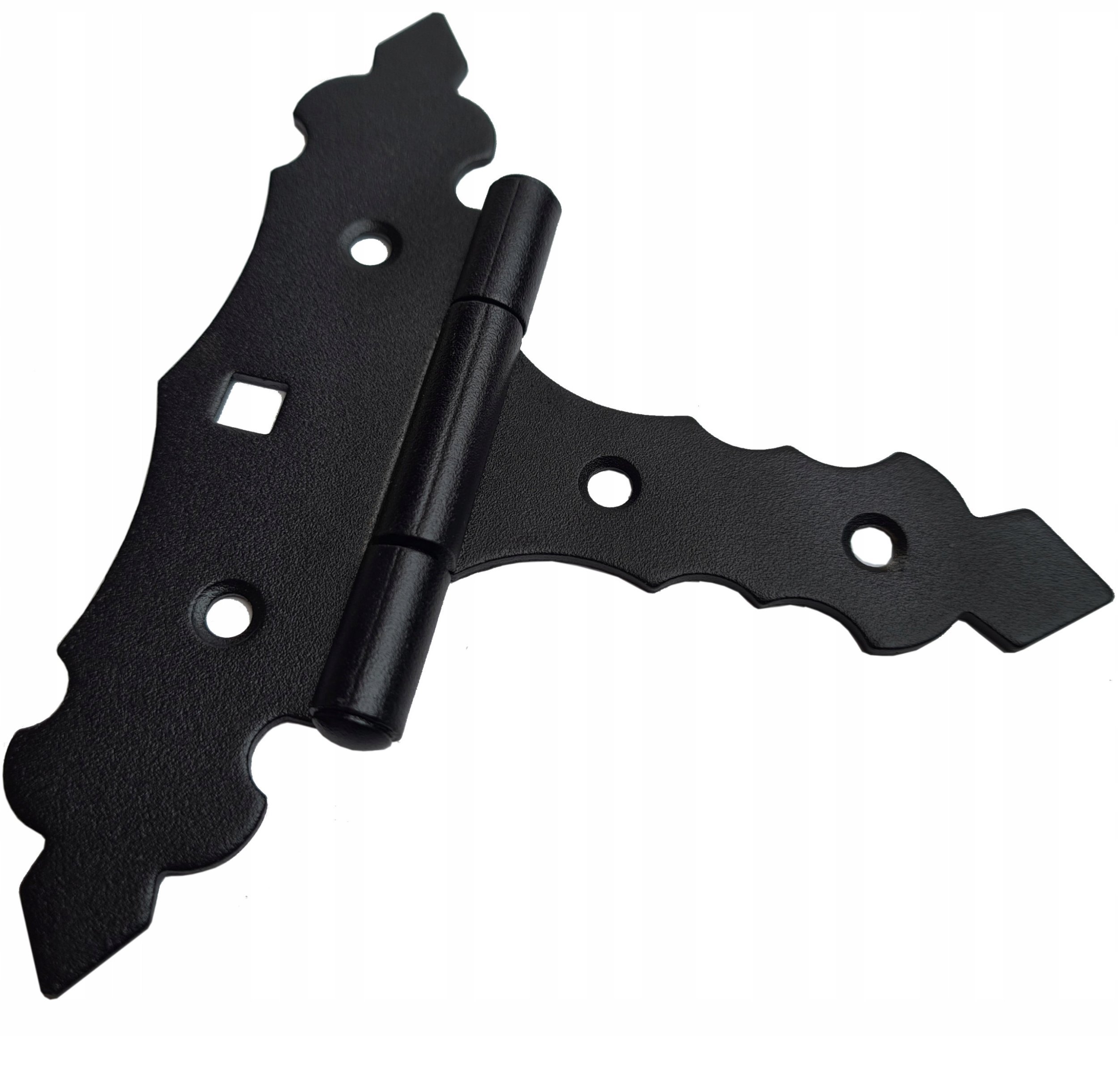 GATE HINGE DEC ZOF75 75X35X130X2.0 BLACK