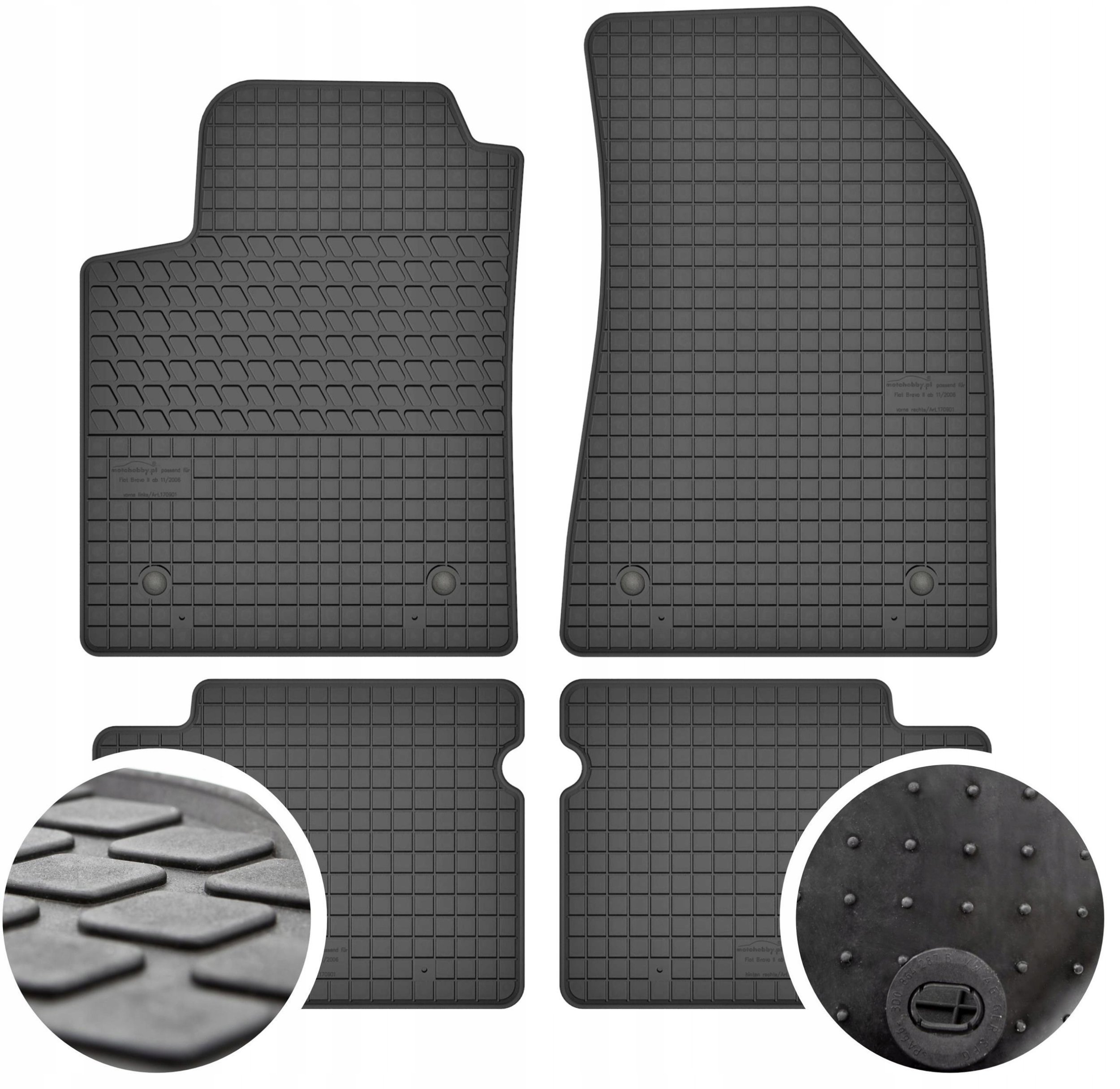 Dywaniki gumowe do Lancia Delta III (2008-2014)