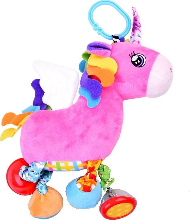 Jokomisiada Jednorożec grzechotka zawieszka do wózka ZA3925