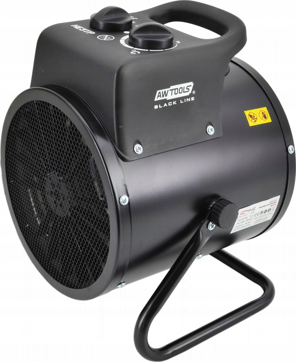AWTools AW NAGRZEWNICA ELEKTRYCZNA TUBA PROF 3KW /BLACK LINE