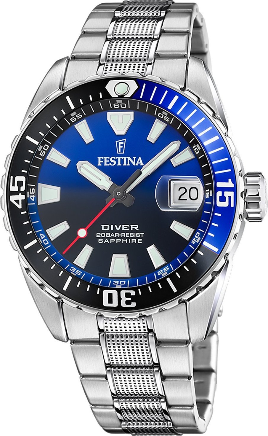 Zegarek Festina Zegarek męski Festina F20669-5 srebrny