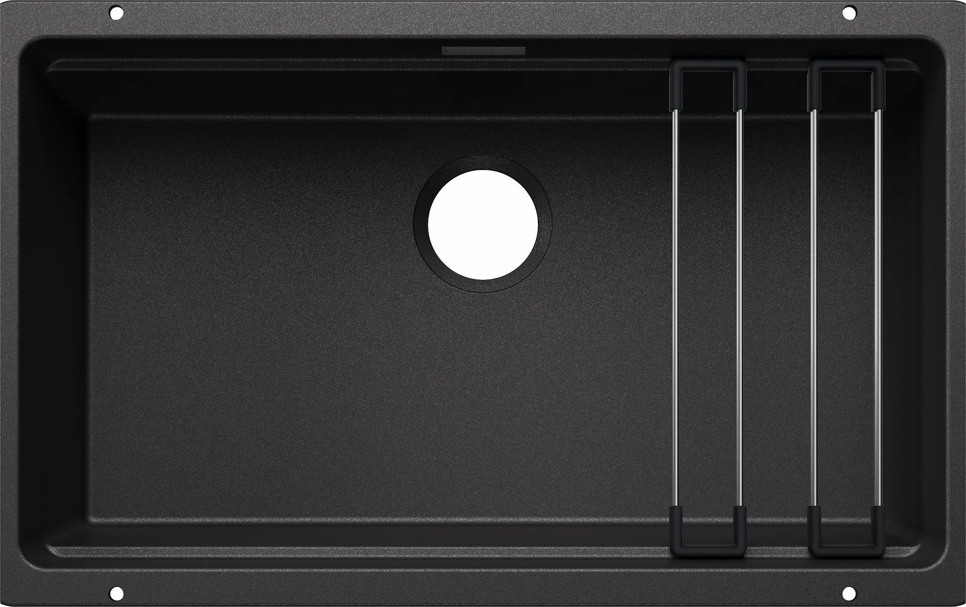 Zlewozmywak Blanco BLANCO ETAGON 700-U Silgranit antracyt, bez armatury, szyny