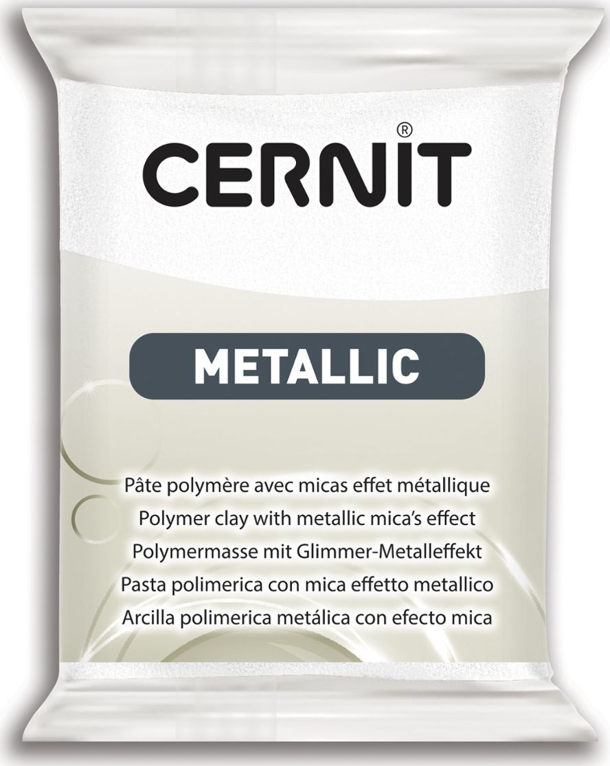 Cernit Modelina Cernit Metaliczna Perłowa Biała