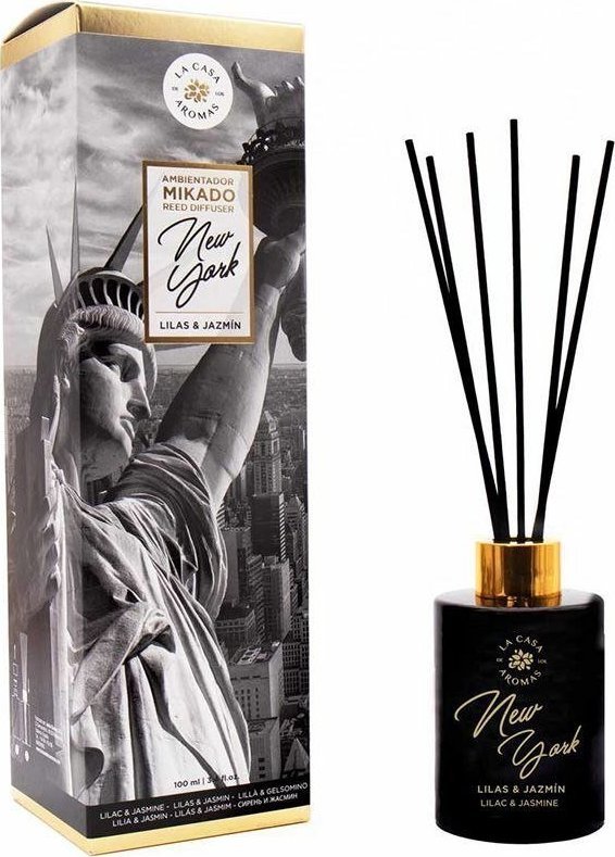 La Casa de los Aromas Odświeżacz pachnące patyczki La Casa de los Aromas New York Liliowy Jaśmin (100 ml)