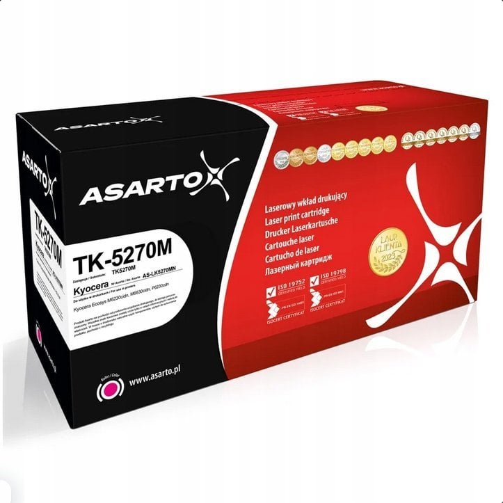 Toner Asarto Toner Asarto do Kyocera TK5270M | TK-5270M | 6000 str. | magenta
