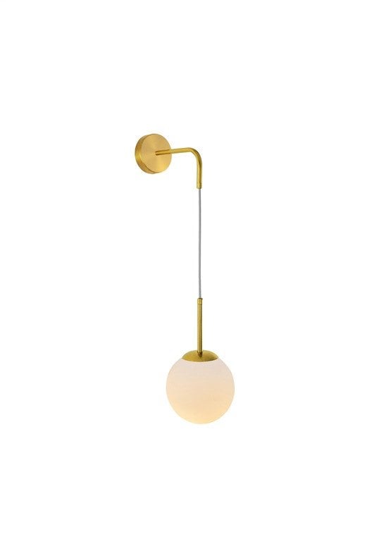 WALL PENDANT LIGHT RAILE E27 GOLD