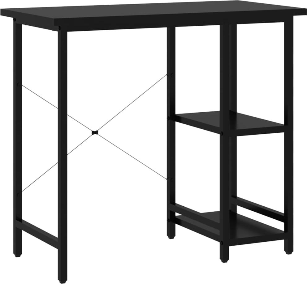 Biurko vidaXL 20554 Czarne 80 cm x 40 cm