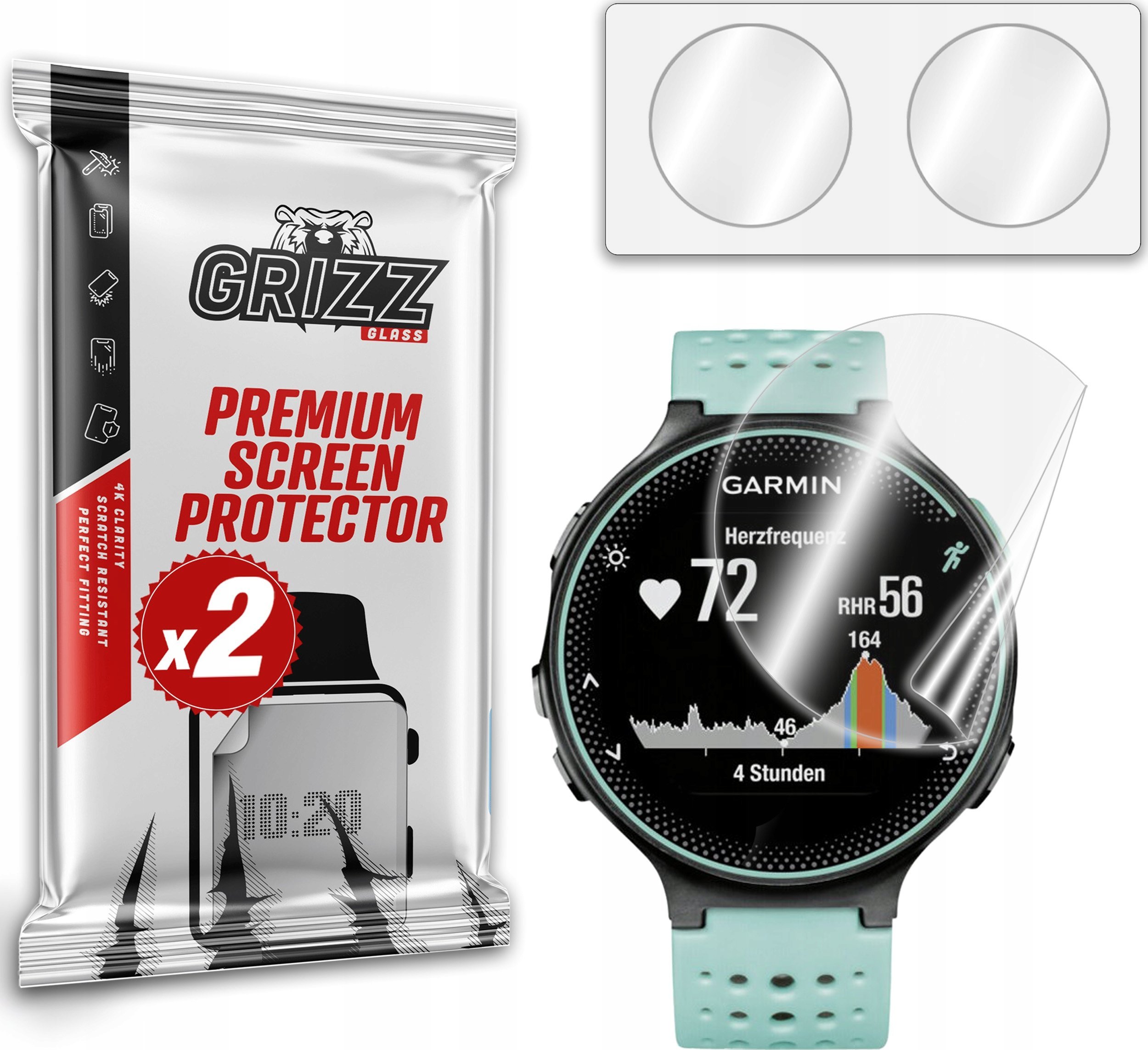 GrizzGlass Folia ceramiczna GrizzGlass CeramicFilm do Garmin Forerunner 235