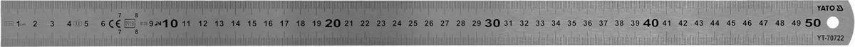 Yato YATO PRZYMIAR STALOWY 500mm STAINLESS YT-70722