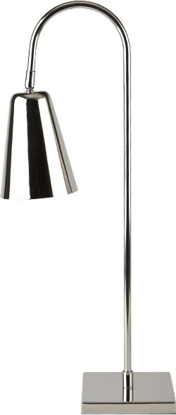 Lampka biurkowa Witek Home srebrna (257051)