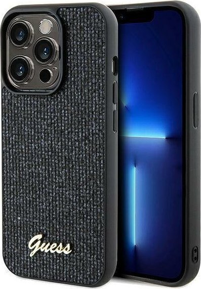 Guess Guess GUHCP14XPMSDGSK iPhone 14 Pro Max 6.7" czarny/black hardcase Disco Metal Script