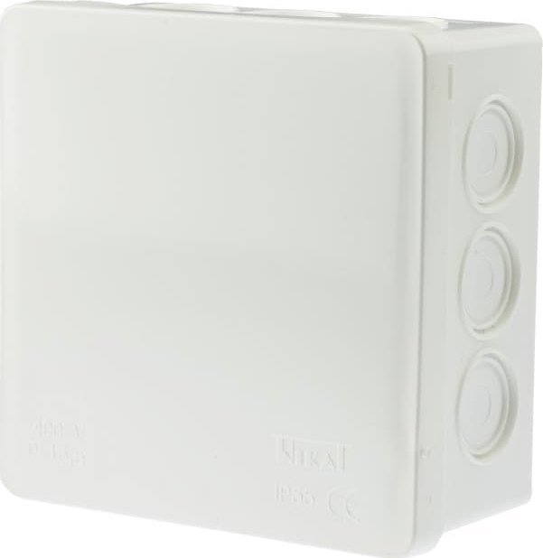 Kopos Puszka natynkowa hermetyczna 110x110x35 złączki biała IP55