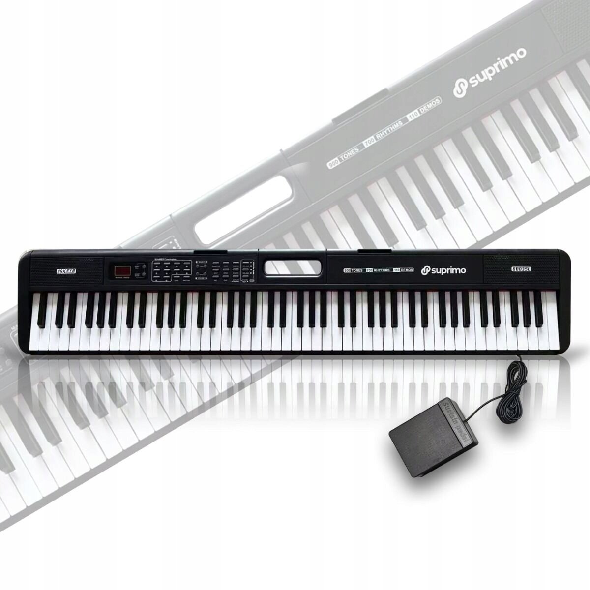SUPRIMO 88035L pianino cyfrowe edukacyjne 88 klawi