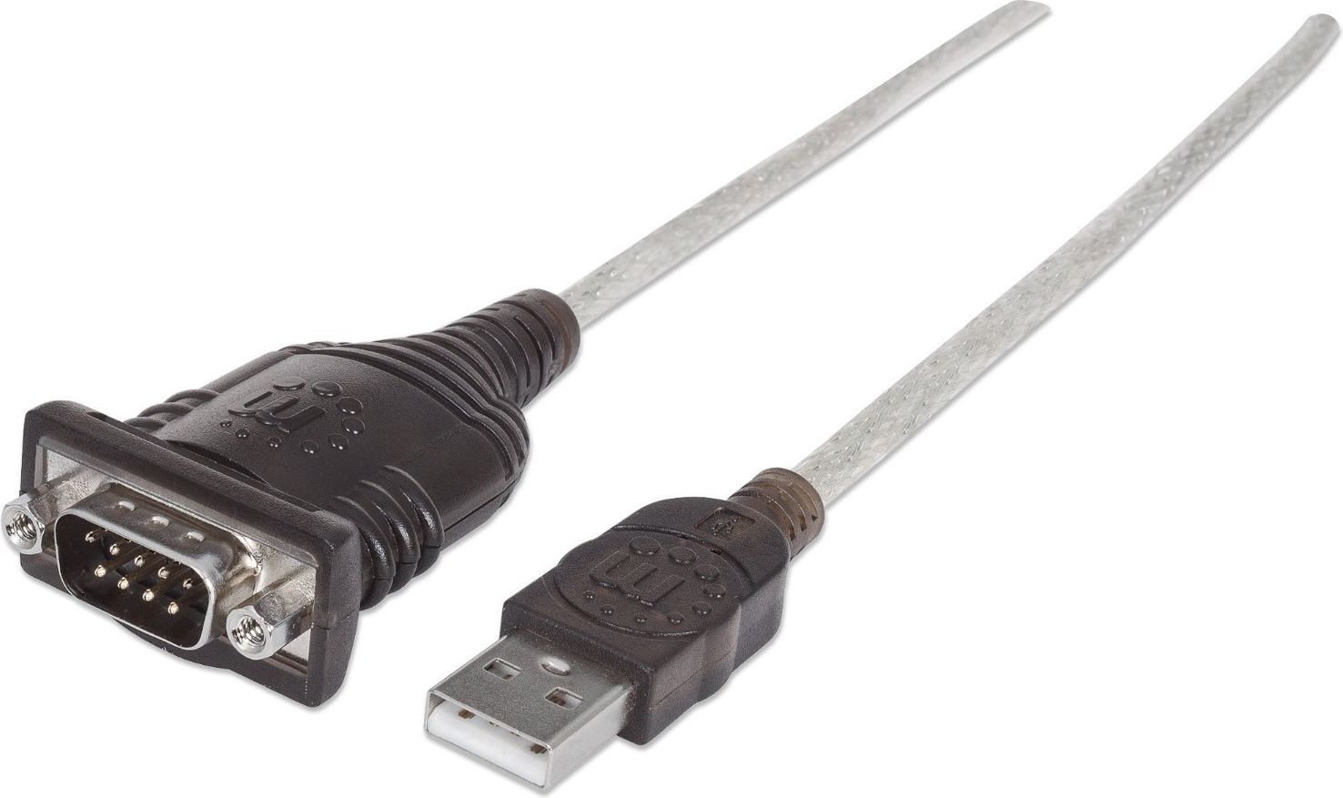 Kabel USB Manhattan USB-A - RS-232 1.8 m Przezroczysty (151849)