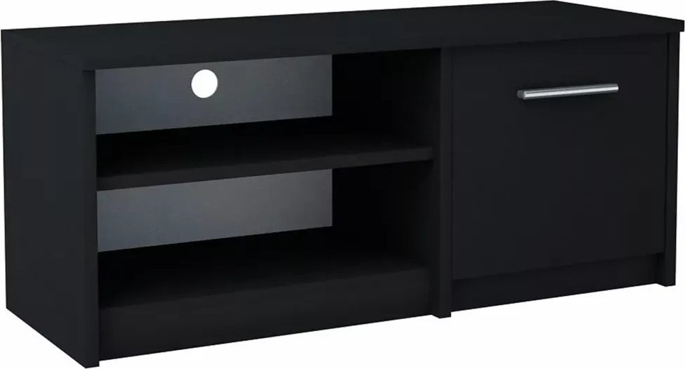 Elior Czarna szafka pod telewizor - Jurgen