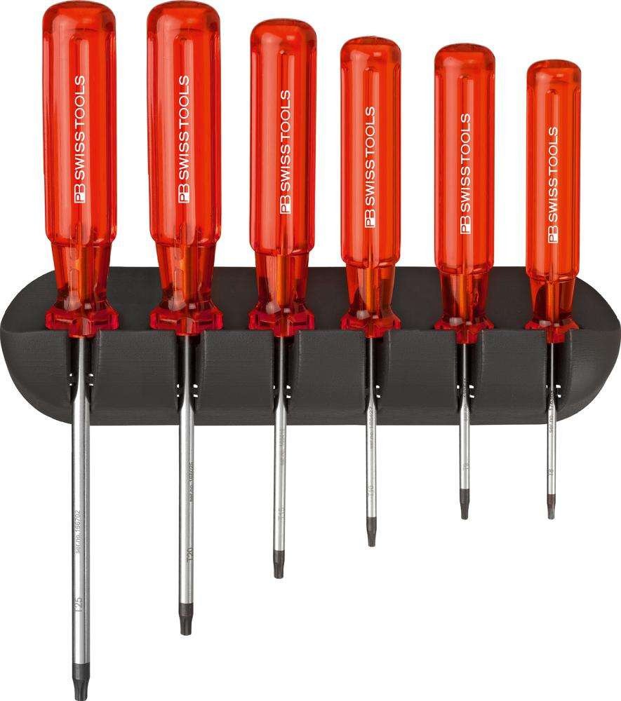 Zestaw wkretaków 6-czesc. Torx w uchwycie sciennym Classic PB Swiss Tools