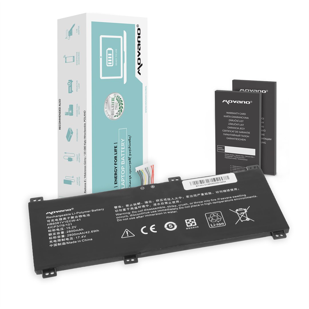 Bateria do Huawei MagicBook Pro 2020 MateBook D 16 HBL-W19 HBL-W29