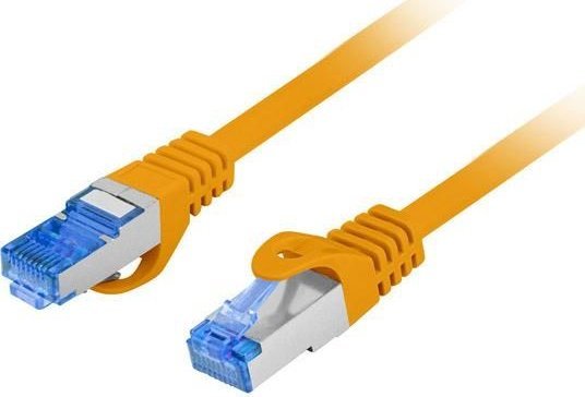 Lanberg PATCHCORD KAT.6A S/FTP LSZH CCA 0.25M POMARAŃCZOWY FLUKE PASSED LANBERG