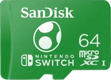 Karta SanDisk Nintendo Switch MicroSDXC 64 GB UHS-I/U3 (SDSQXAO-064G-GN6ZN)