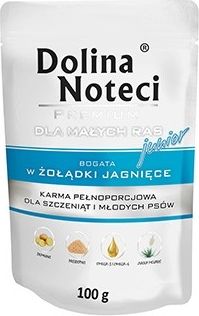 Dolina Noteci Pies Junior żołądki jagnięce saszetka - 100g