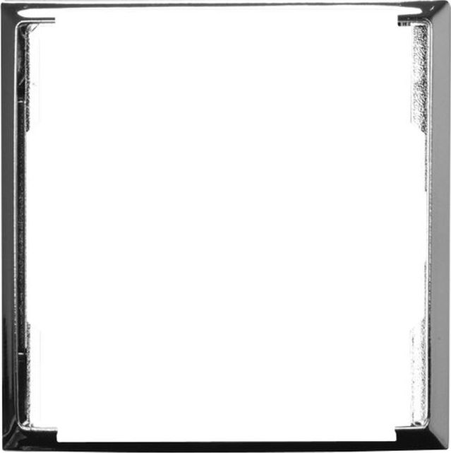 Ospel ARIA Ramka ozdobna do gniazd podwójnych do ramek srebro RO-4U/67