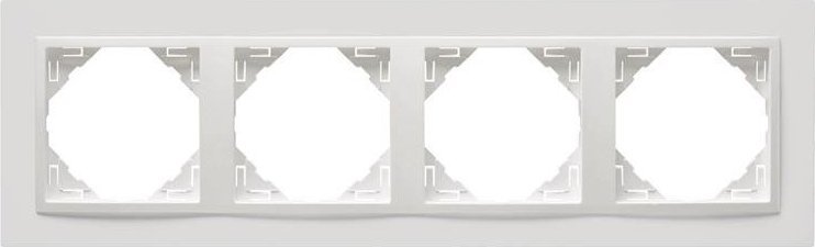 Efapel Efapel animato ramka 4-krotna biały 90940 KBB