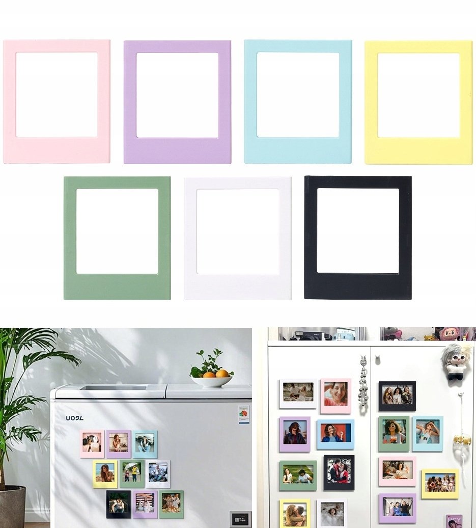 Magnetyczne Ramki 7x Ramka Magnes Na Zdjęcia Polaroid I-type 600 Sx-70 Sx70