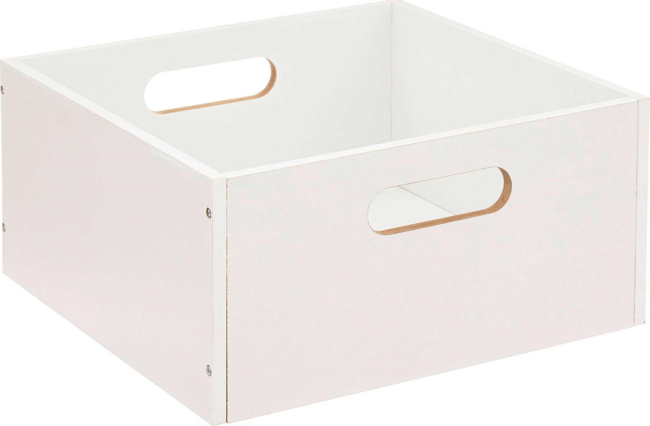 5five Pudełko do przechowywania z uchwytami, imitacja drewna, 31 x 15 cm