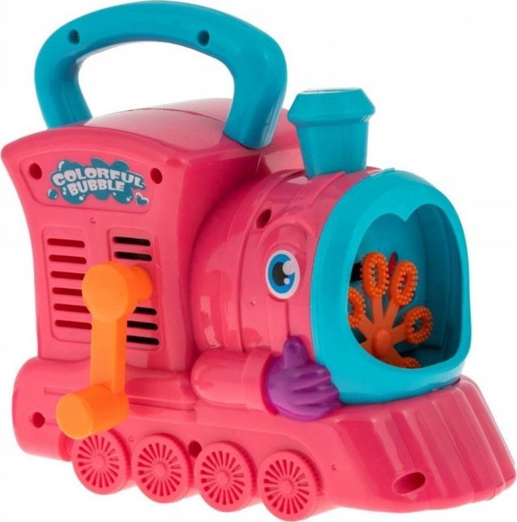 Swede Maszyna do baniek mydlanych różowa lokomotywa Swede